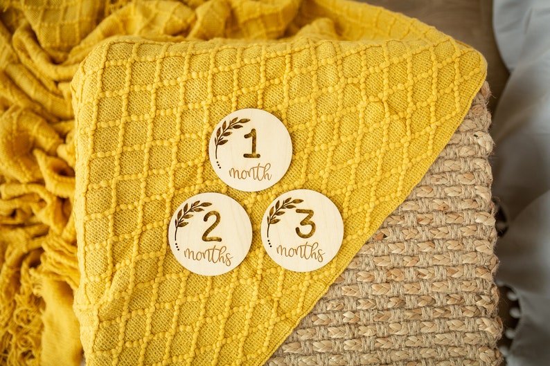 Baby Milestones Baby Milestone Cards Baby Milestone Wooden Etsy