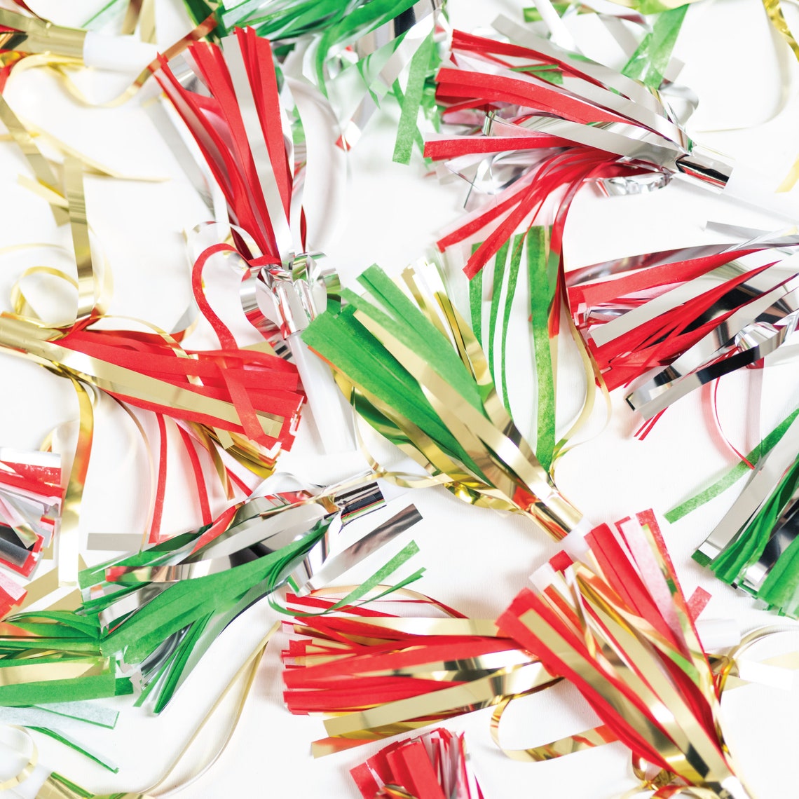 25 Custom Party Noisemakers Christmas Party Decor Red Green Etsy