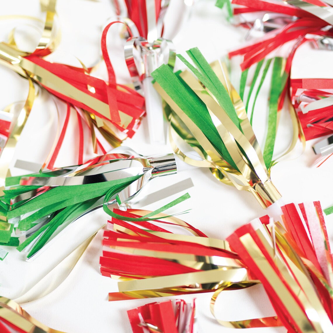 25 Custom Party Noisemakers Christmas Party Decor Red Green Etsy
