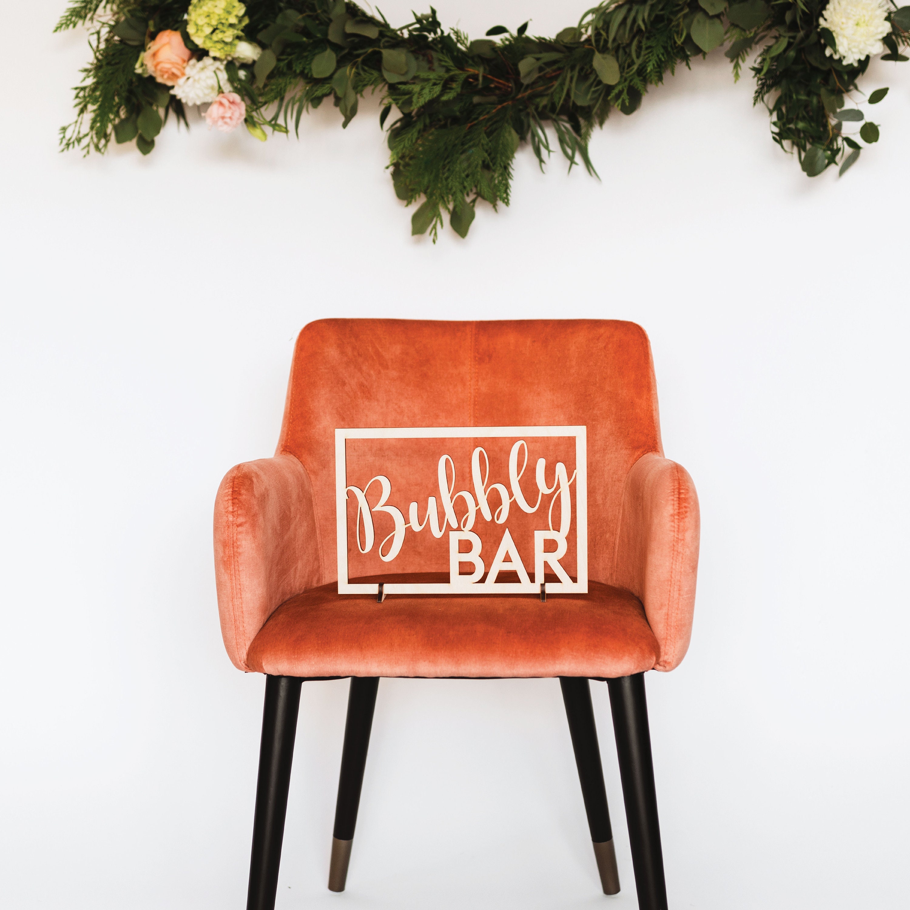 Bubbly Bar Sign Wedding Bar Sign Bar Cart Sign Bridal Shower Sign ...
