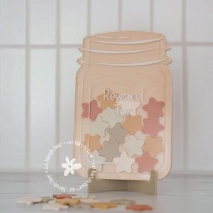 Star Jar Reward Jar - JAR ONLY - Kids Reward Jar - Original Design by Birch Bar - Classroom Reward Jar Reward Jar for Kids