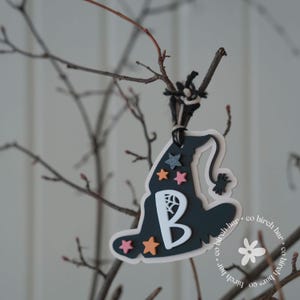 Witch Hat Tag Halloween Tags Name Tags Halloween Bucket Tags Halloween Boo Basket Boo Bag Boo Basket Tag Ghost Tags Spooky Halloween Tags