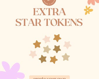Extra Star Tokens | Reward Jar Tokens | Reward Jar for Kids | Star Jar ...