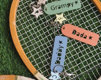 New Daddy Keychain | Grandparent Keychain, Dad Key Tag, Grandpa Keyring, Father's Day Gift, Personalized Acrylic Dad Keyring, Father's Day