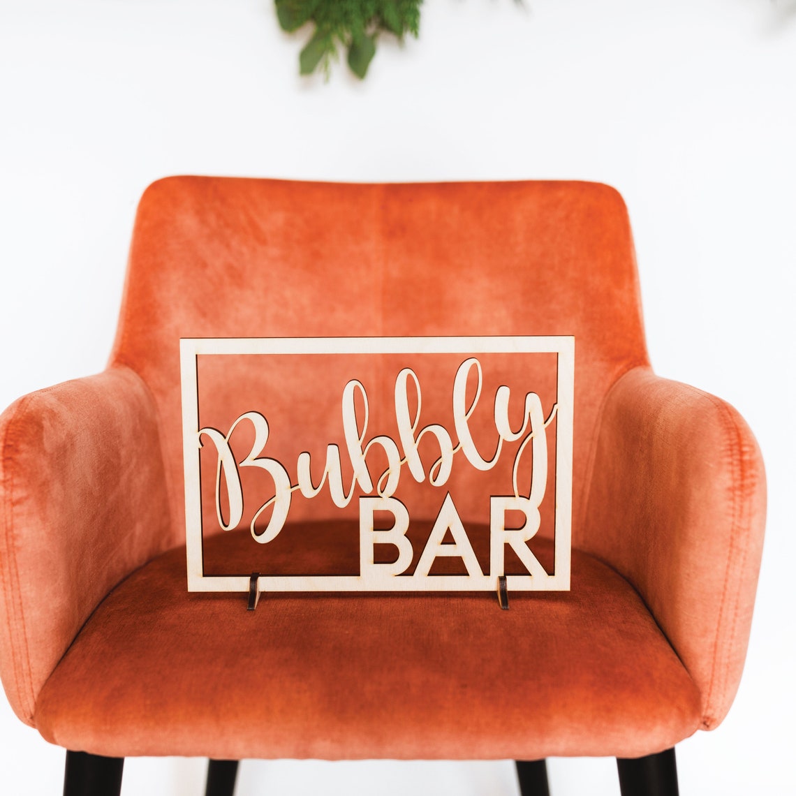 Bubbly Bar Sign Wedding Bar Sign Bar Cart Sign Bridal Etsy