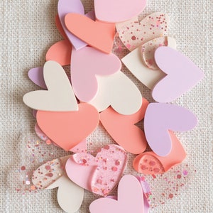 Extra Valentine's Heart Tokens for Reward Jar Extra Hearts for Reward Jars with Valentine's Theme Be Kind Kids Reward Jar Hearts Reward Jar