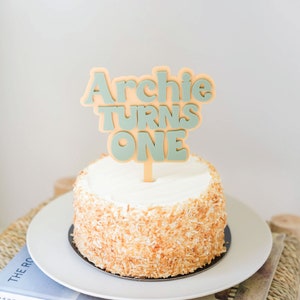 Custom Name Cake Topper First Birthday Cake Topper Kids Birthday Cake Topper Personalized Cake Topper 1st Birthday Party Decor Age Topper