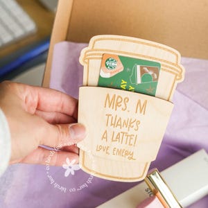 Teacher Gift Card Holder Teacher Gift Teacher Appreciation Gift Gift Card Holder