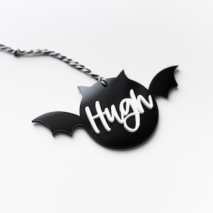 Halloween Korb Tag Boo Korb Halloween Eimer Geist Tag Personalisierte Korb Tag Kinder Halloween Korb Fledermaus Tag Halloween Geschenke für Kinder