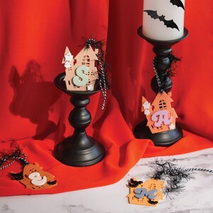 Spukhaus Halloween Tag Boo Korb Tag Halloween Korb Tag Kinder Halloween Korb Halloween Geschenke für Kinder Halloween Bucket Ghost Tag