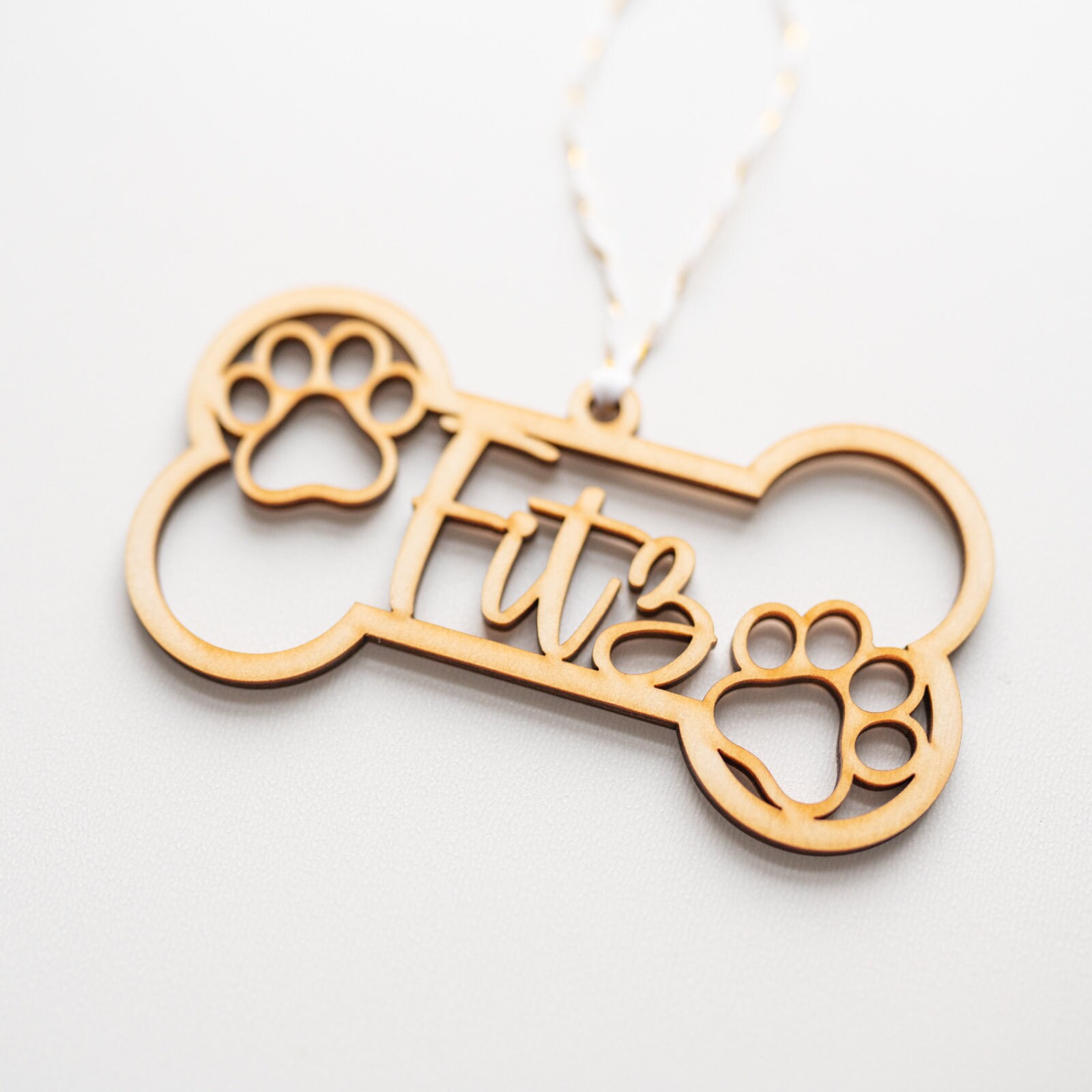 Ornement de Chien Personnalisé, Cadeau Pour Chien, Ornement Animaux Compagnie, Bas Propriétaire Pers