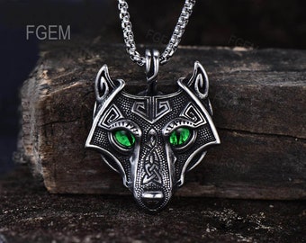 Norse Viking Wolf Head Keychain Vintage Nordic Mythology Animal Pendant Keyrings Norse Viking Wolf Head Keychain Vintage Nordic Mythology Animal Pendant Keyrings