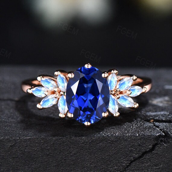 Moon stone september birthstone ring deals