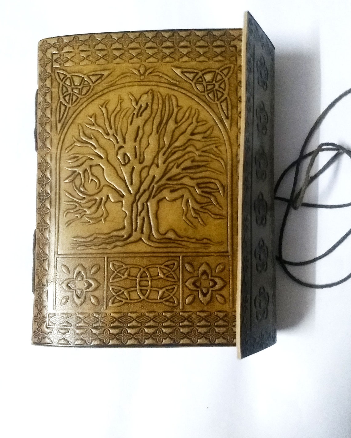 Indian Vintage Handmade Cotton Paper Journal Diary Leather Etsy