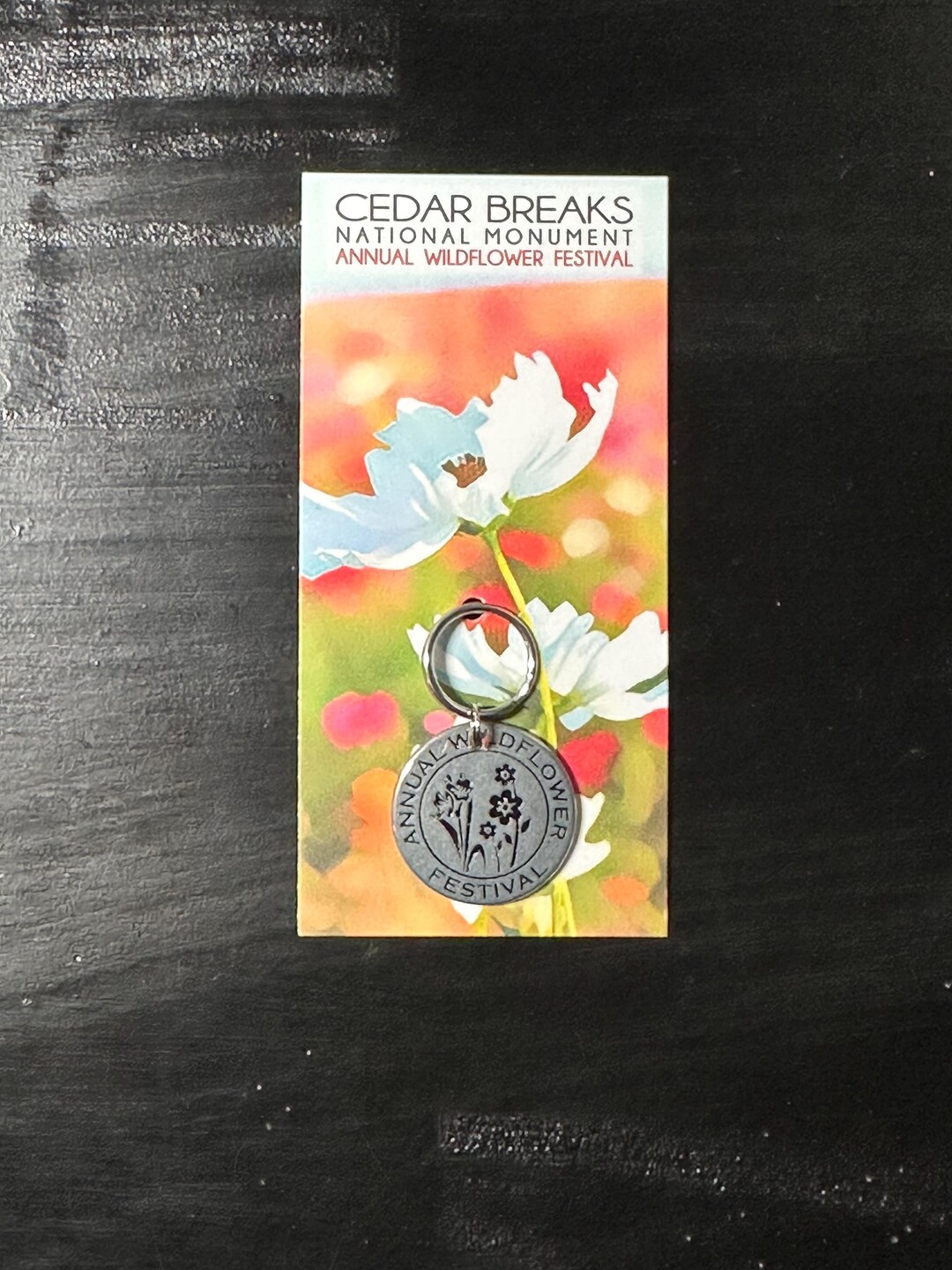 Cedar Breaks National Monument Coin Token Zipper Pull Keychain