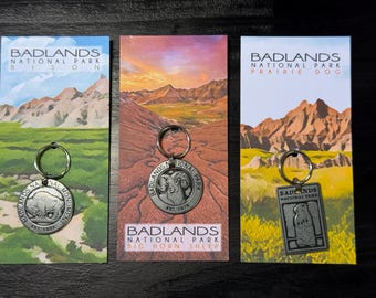 Badlands National Park Token Coin Keychain Zipper Pull 1pc Sputh