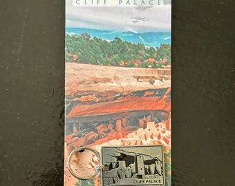 Mesa Verde National Park Token Coin Keychain Zipper Pull 1pc Cliff Palace Hiking camping Ruins New Mexico Native Americans Yucca