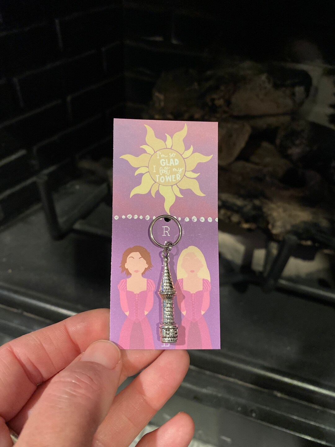 Rapunzel Tower Charm Keychain Zipper Pull 1pc I’m so Glad I Left My ...