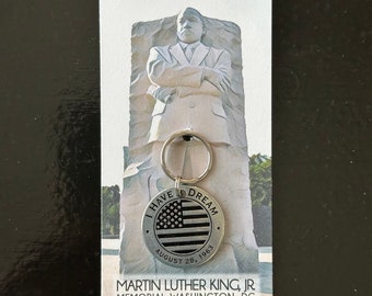 Martin Luther King Jr Memorial Token Coin Keychain Zipper Pull 1pc Washington DC I have a dream August 1963 Civil Rights Amazing