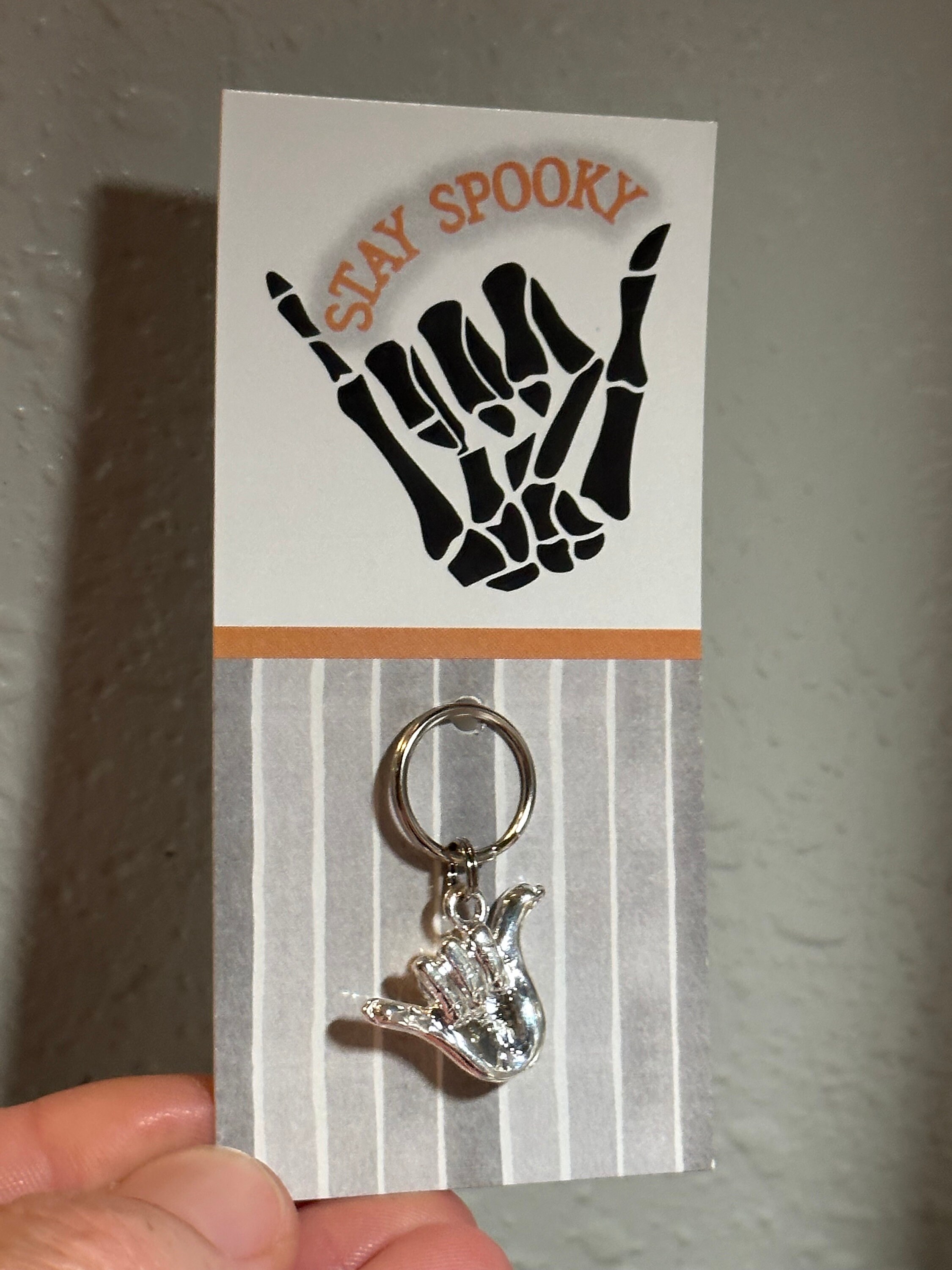 Shaka Hawaii Charm 1pc Zipper Pull Keychain Hang Loose