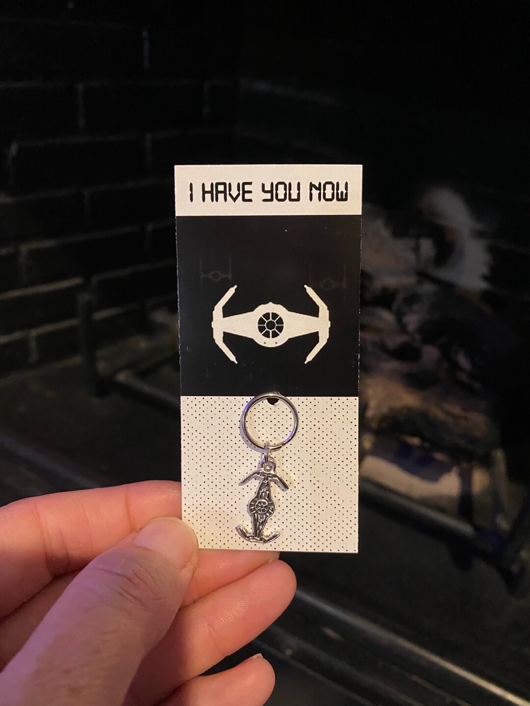 Star Wars Fighter Jet Charm I Have You Now Keychain Zipper Pull