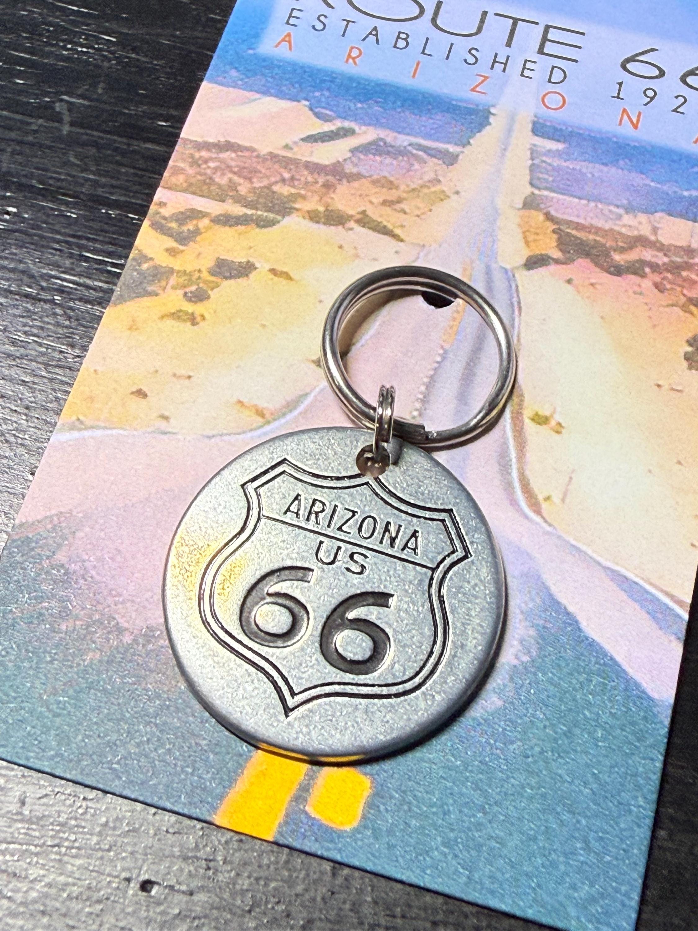 Arizona US 66 Token Coin Keychain Zipper Pull 1 Pc Arizona Southwest ...