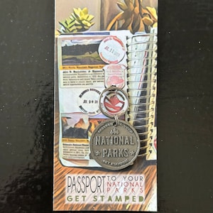 Parcs nationaux PASSEPORT Faites tamponner Charme Yellowstone Jackson Smoky Mountain Trail Randonnée Yellowstone Fdr Devis Randonnée Timbres Livre amusant