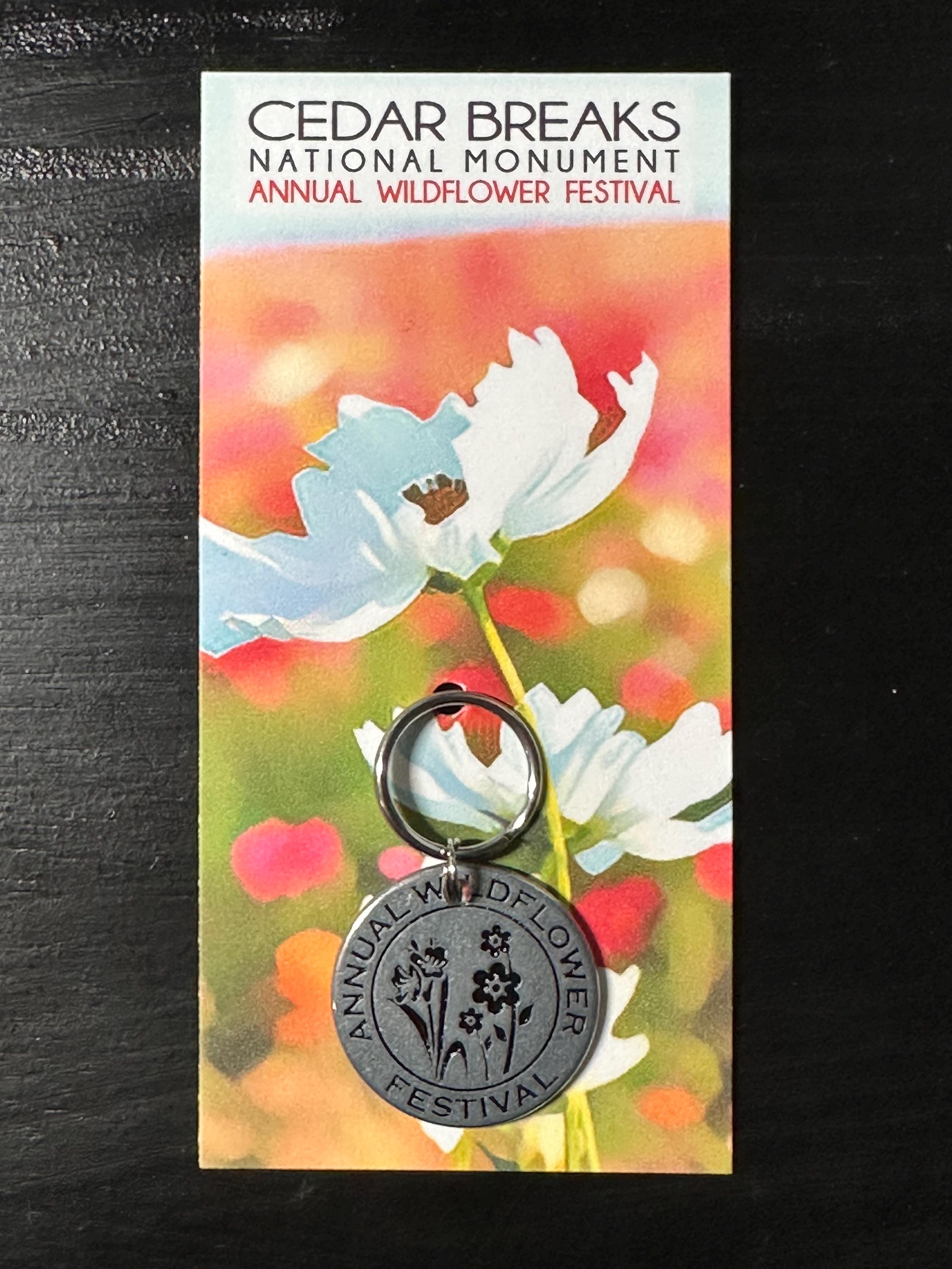Cedar Breaks National Monument Coin Token Zipper Pull Keychain
