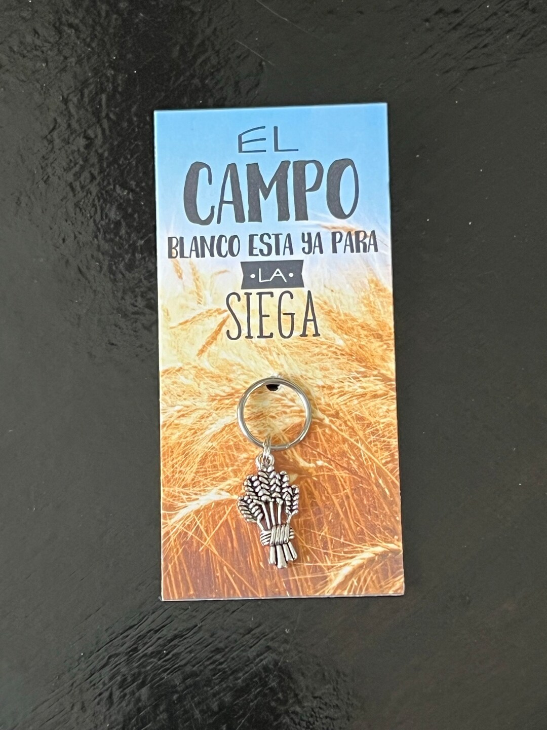 Spanish Version the Field is White Already to HARVEST Zipper Pull ...