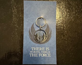 There is no Death There is the Force Star Wars Charm 20mm Light saber Good Side