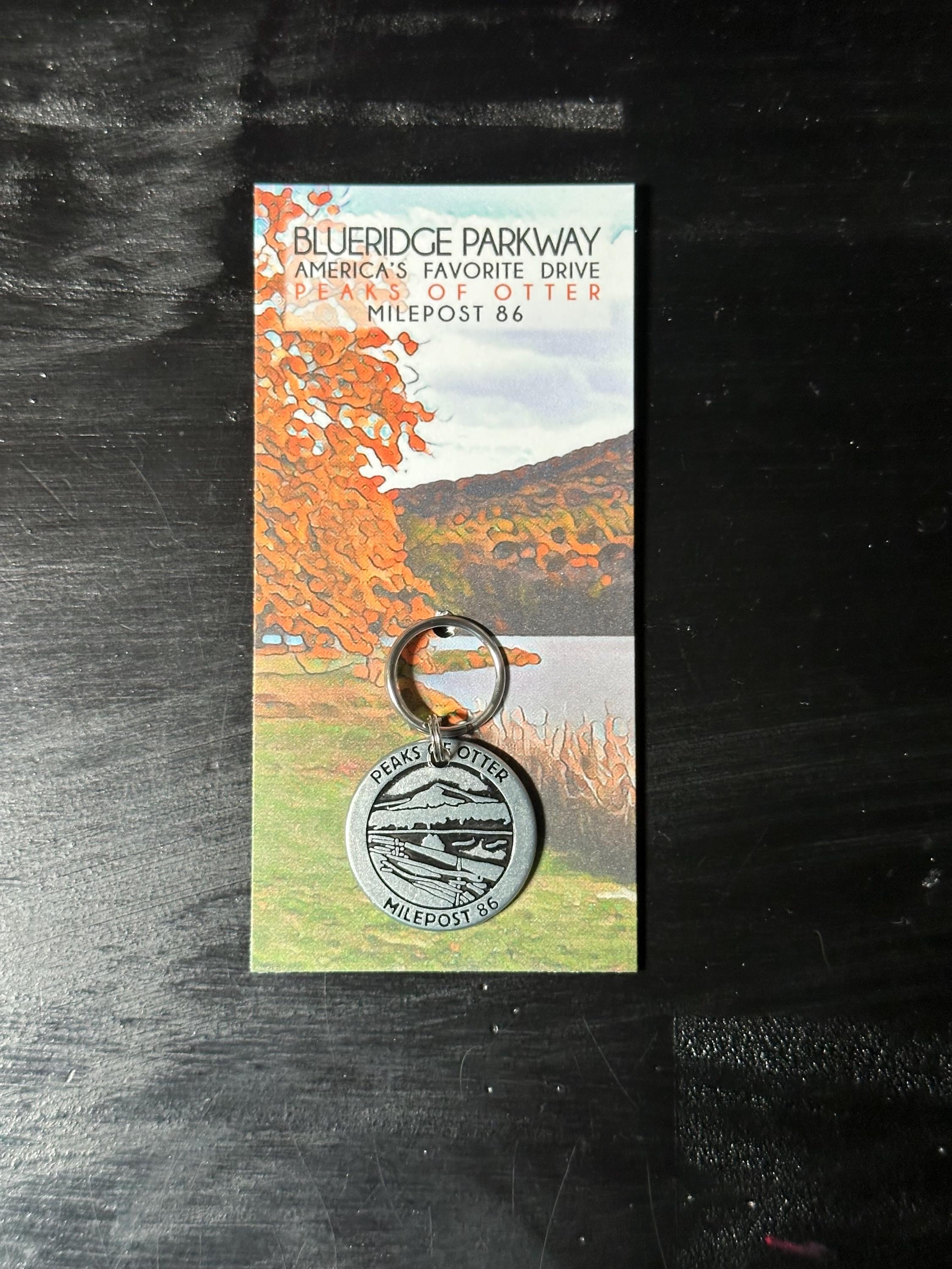 Blue Ridge Parkway National Park Token Coin Keychain Zipper Pull 1pc ...