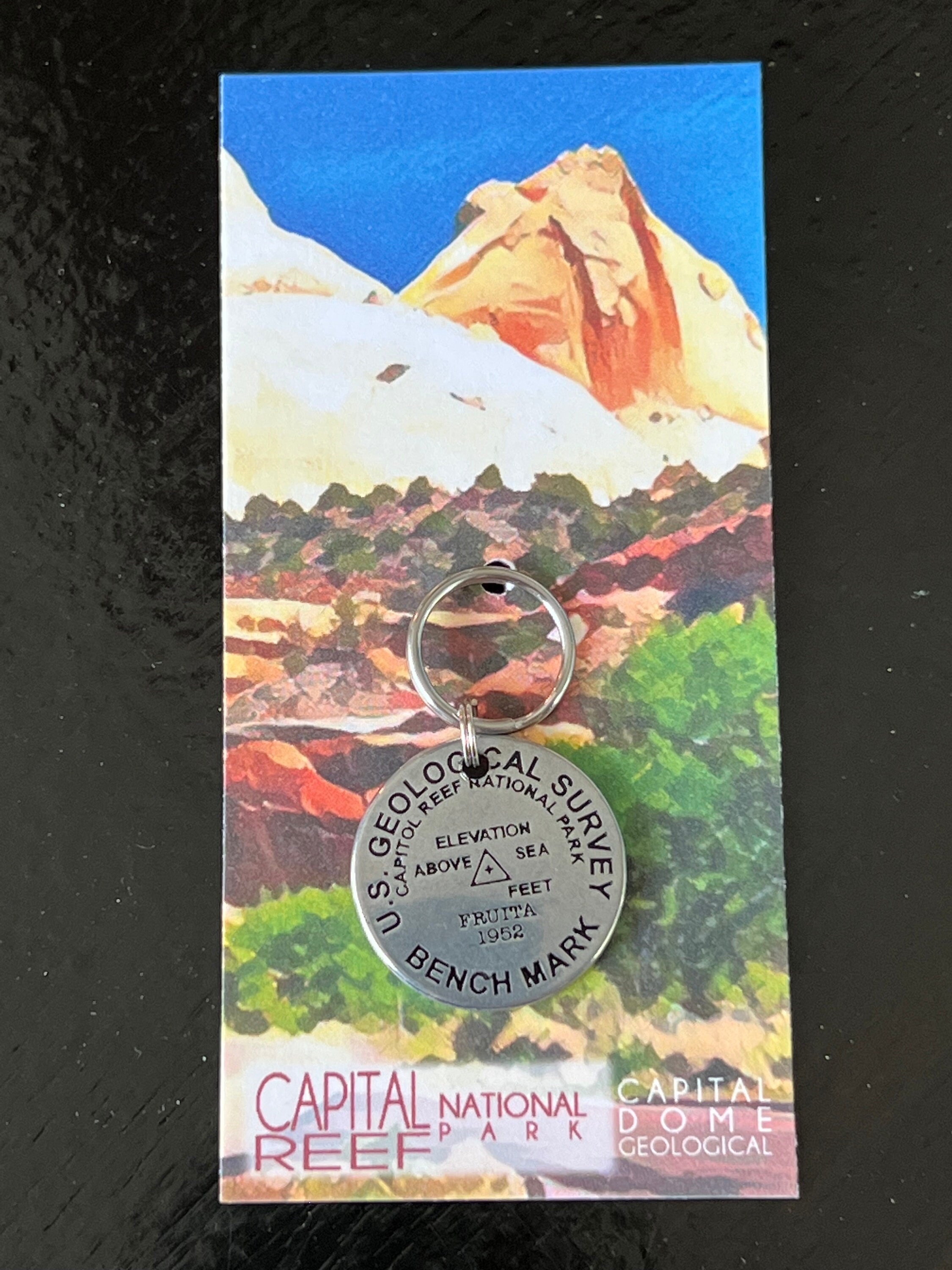 Capital Reef National Park Token Coin Keychain Zipper Pull 1pc