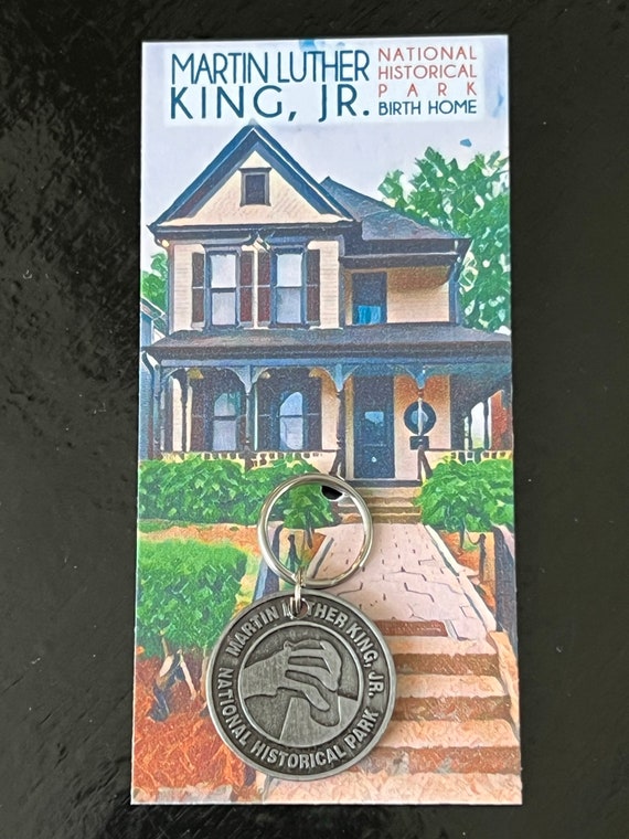 Martin Luther King Jr National Historic Park Token Coin Keychain