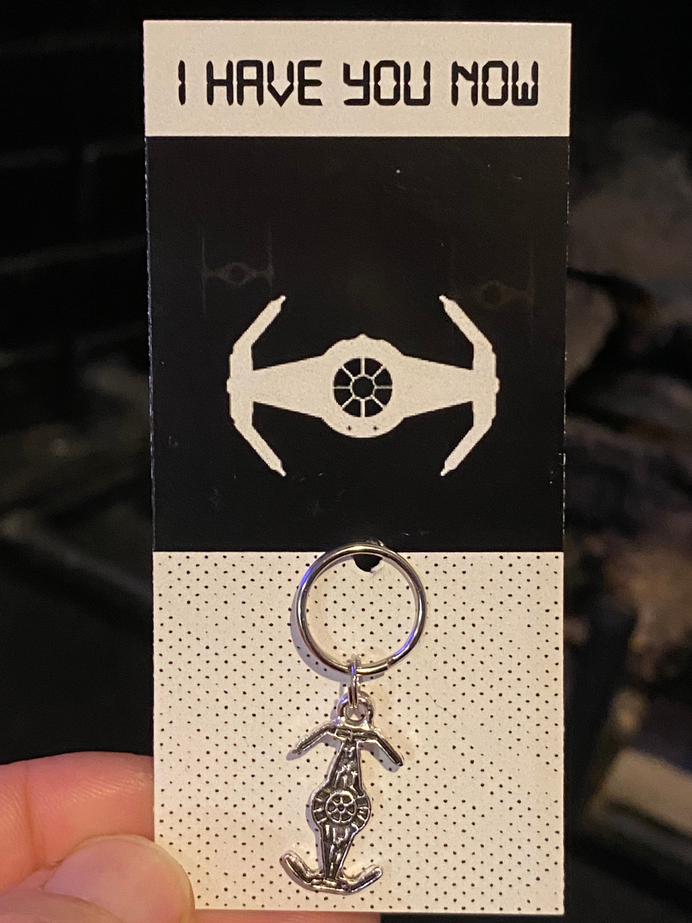 Star Wars Fighter Jet Charm I Have You Now Keychain Zipper Pull