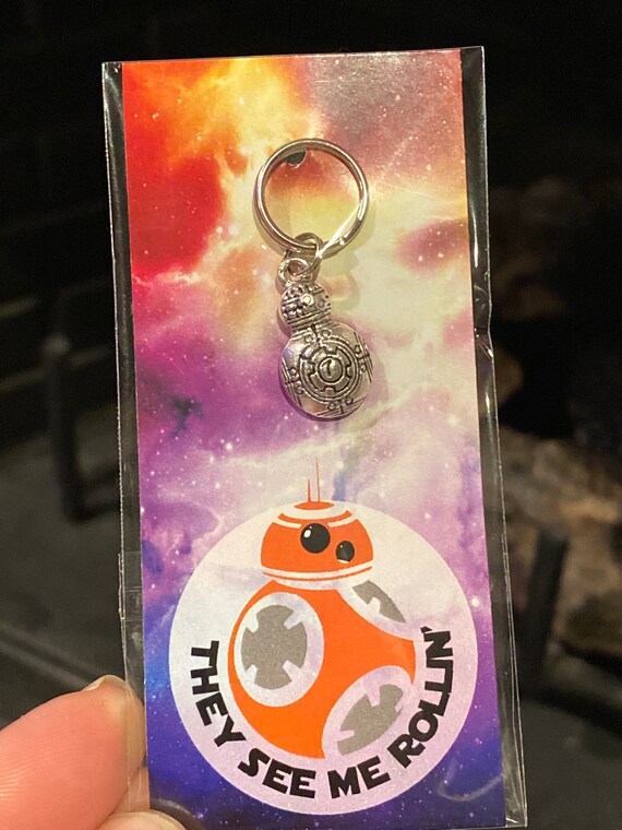 Star Wars BB-8 BB8 Charm Keychain Zipper Pull 1pc 21x12mm the