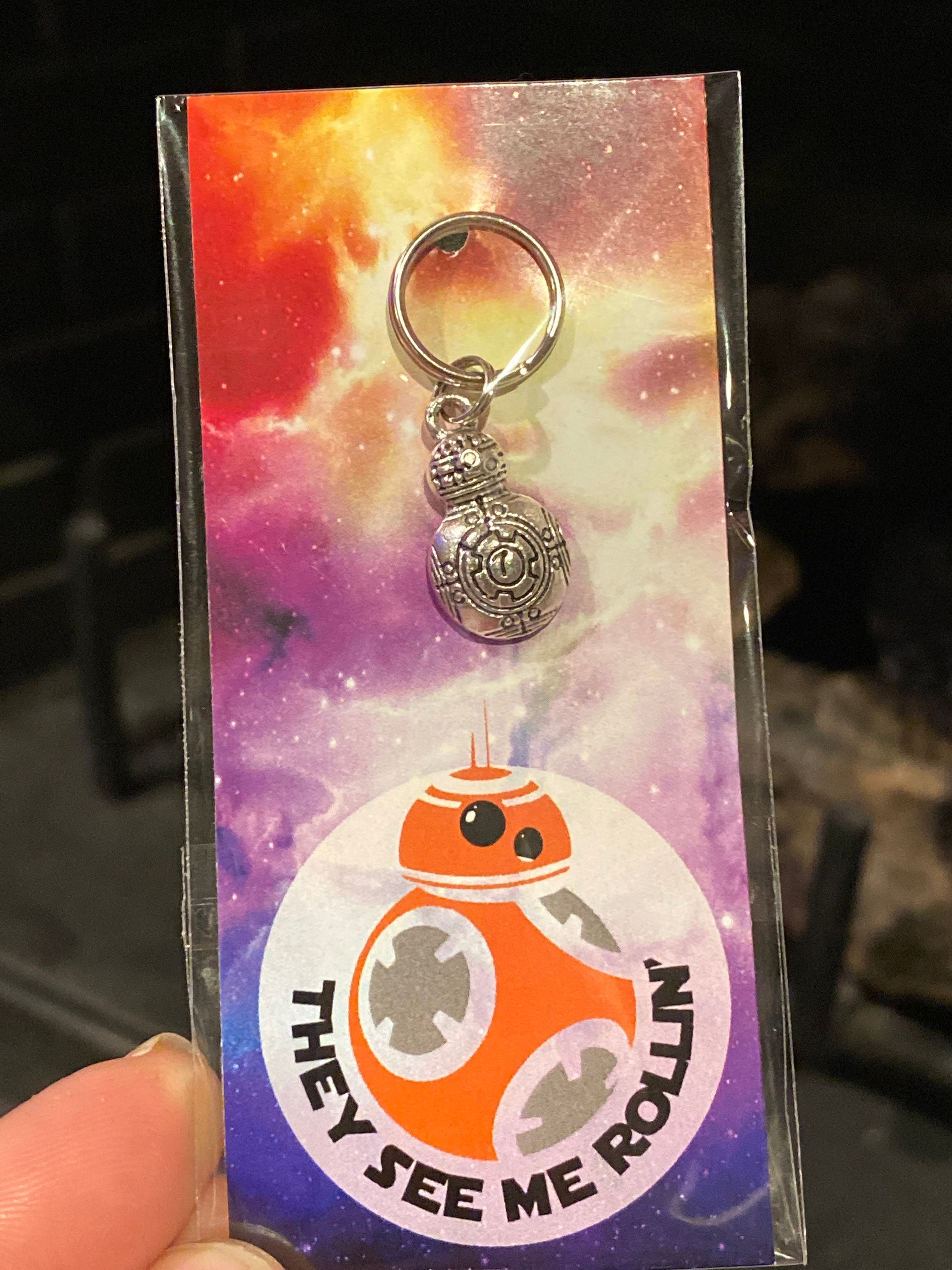 Star Wars BB-8 BB8 Charm Keychain Zipper Pull 1pc 21x12mm the