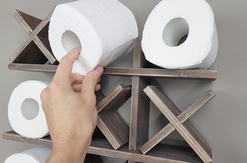 Toilet Paper Shelf Over Toilet Storage Toilet Paper Holder Etsy Australia