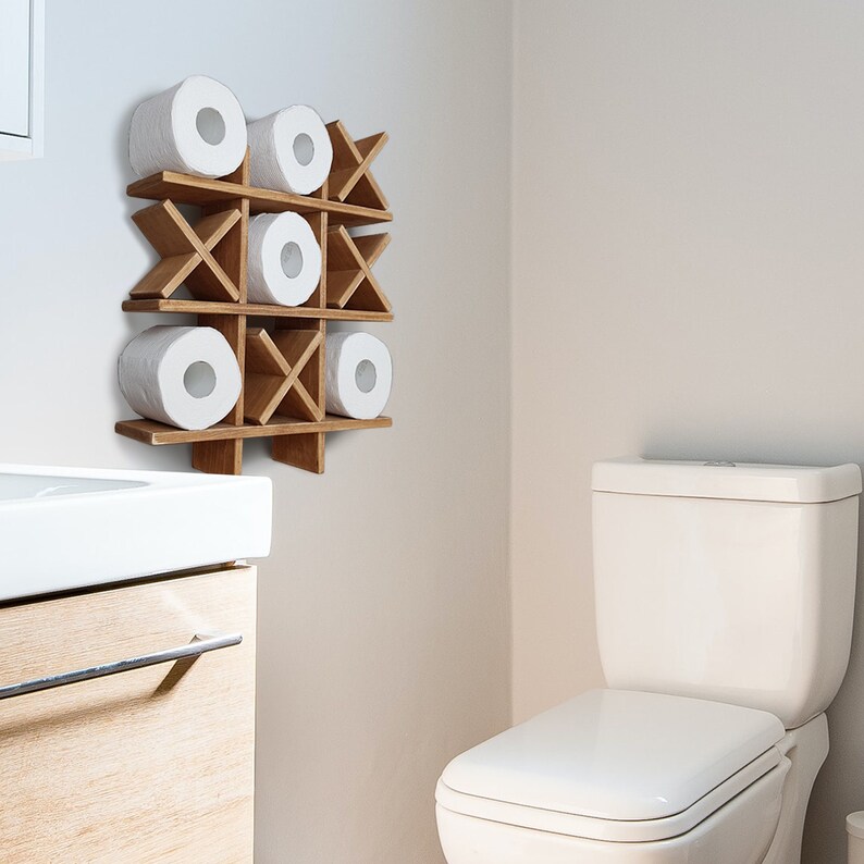 Toilet Paper Shelf Over Toilet Storage Toilet Paper Holder Etsy Australia