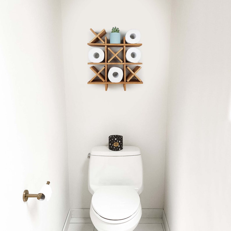 Toilet Paper Shelf Over Toilet Storage Toilet Paper Holder Etsy Australia