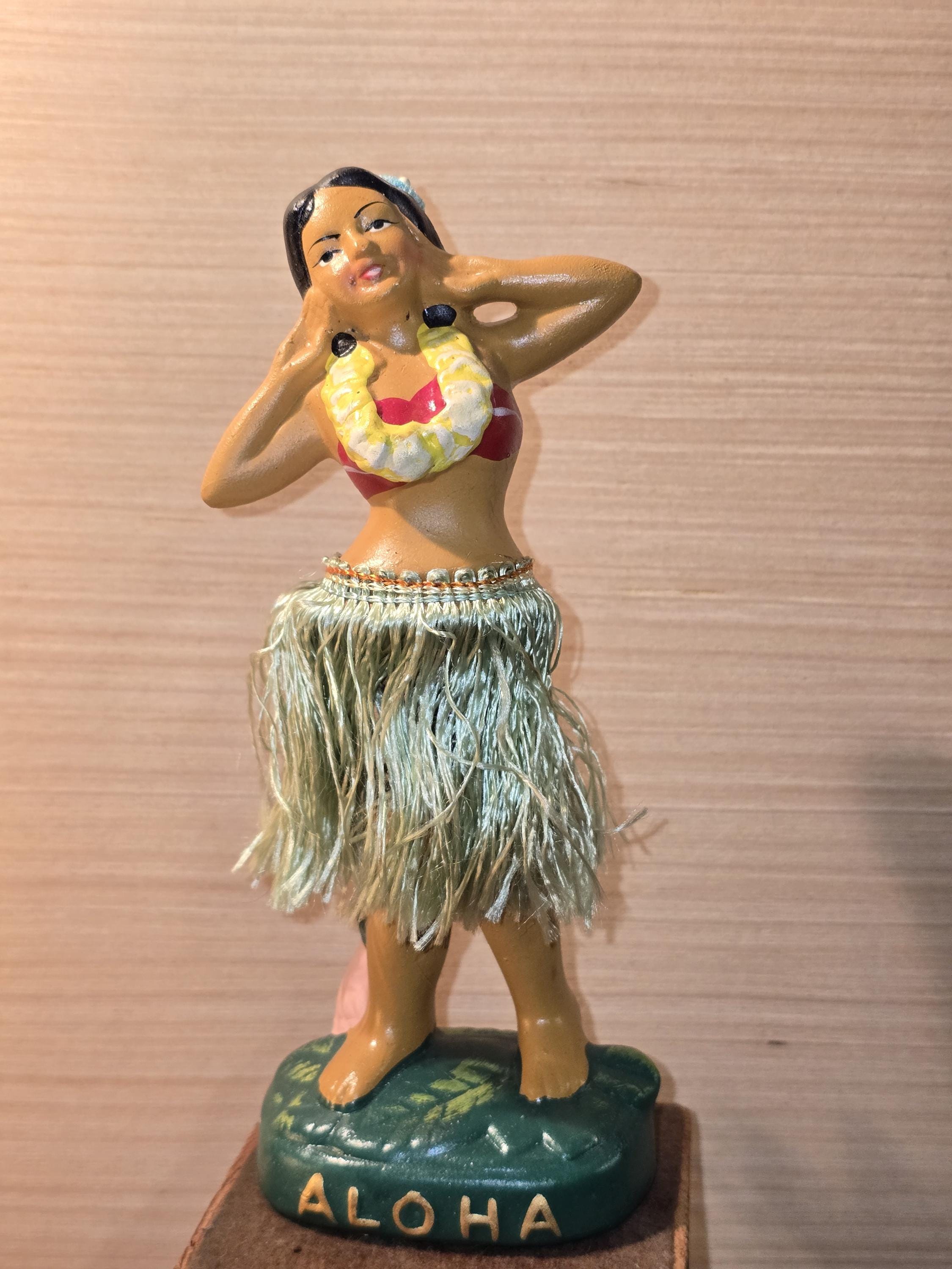 Chalkware Hula Girl - Etsy