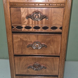 Vintage waterfall night stand