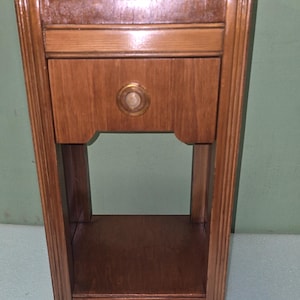 Vintage waterfall night stand endtable