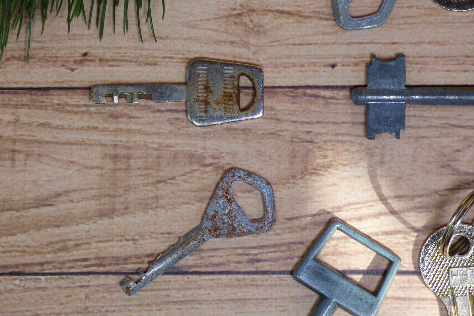Vintage grey metal keys. 11 soviet flat rustic keys. Stamping Etsy