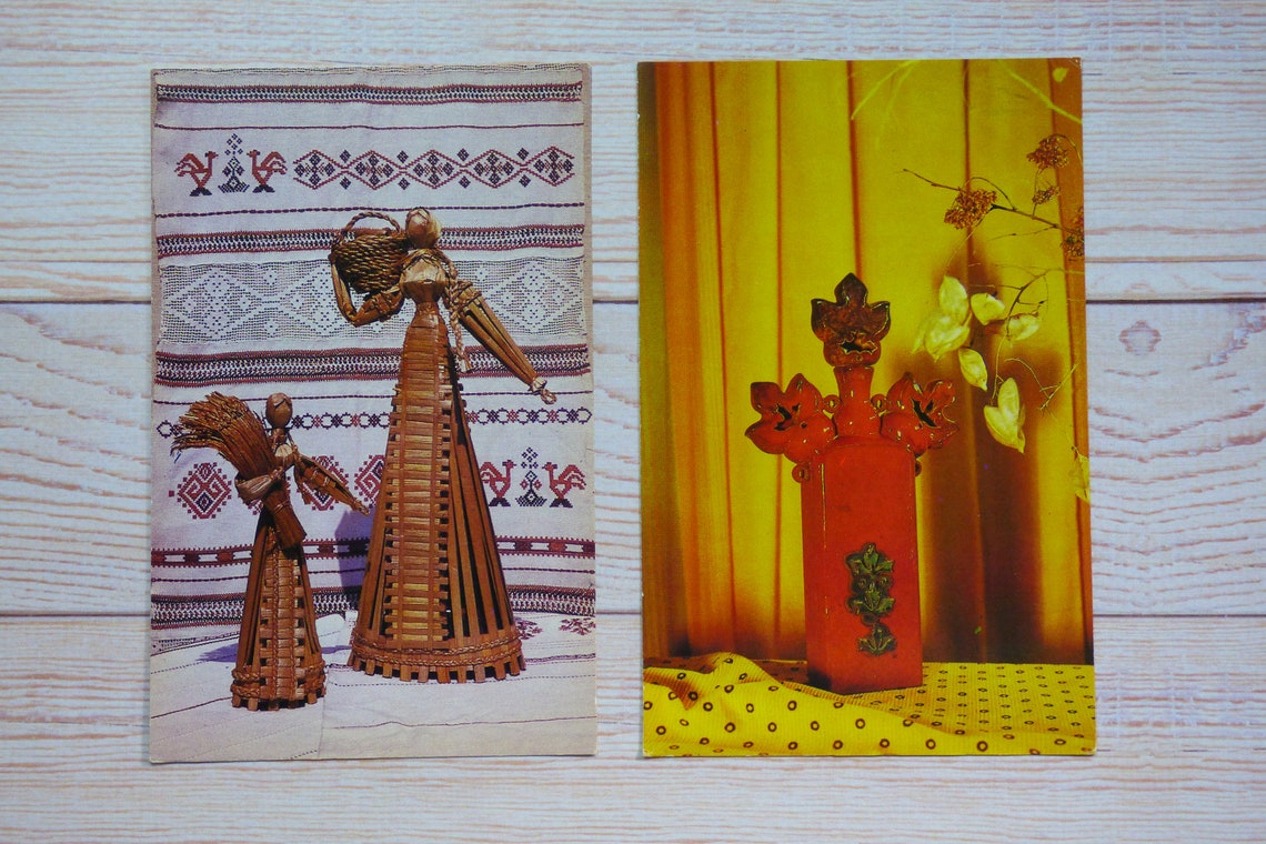 Moldavian souvenir. Set of 15 vintage photo postcards Moldova. | Etsy