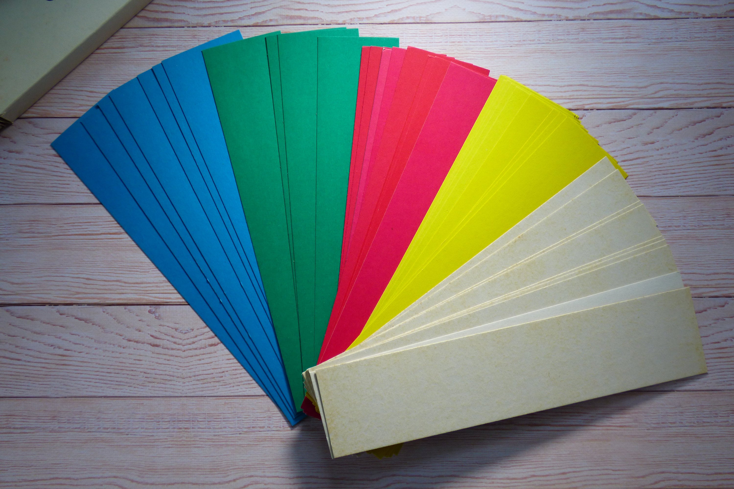Color cardboard Vintage cardstock Narrow sheets 42 cardboard Etsy