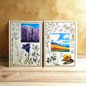 Botanical cards Reptiles pictures Fauna postcards 16 Flora vintage cards Animal cards Birds drawings Insects pictures Animal illustrations