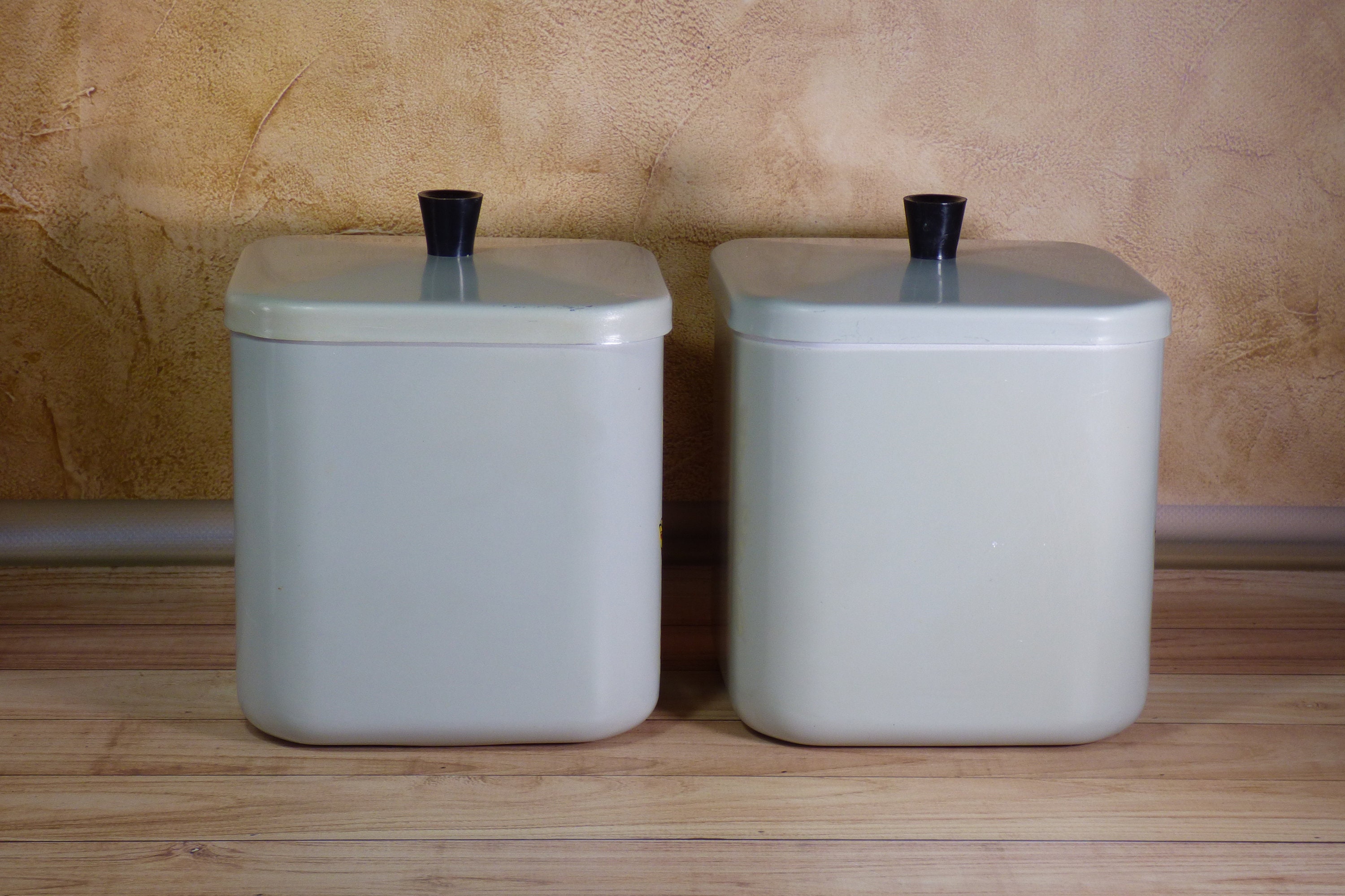 Mid Century Kanister Set 2 KüchenDosen Retro Vorratsdosen | Etsy