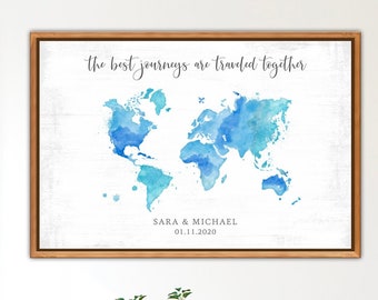 Wedding Guest Book Alternative Map | Map Wedding Guestbook | Wedding Guestbook Sign | World Map Guest book