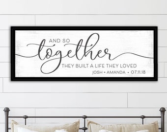 Together They Built A Life They Loved Personalized | And So Together They Built A Life They Loved
