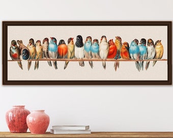Birds On A Wire, Bird Art